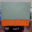 1/18 슈코 벤츠트럭 L911 1952 MHI Orange Flatbed Truck & Cover 한정판 이미지