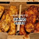 교촌치킨 학익1호점 | 반반콤보랑 웨지감자 조합 솔직후기 교촌치킨 관저1호점