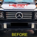 G450d -＞ G63 AMG 세로그릴+라이트커버 좌/우 킷 컨버전 이미지