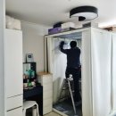 (주)월드크린 | 뮤지쿠스 방음부스안 에어컨 설치하기