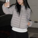 간절기 패딩자켓 제작 | [공지] "보이면 바로 구매하세요" 스파오 경량패딩 씬라이트 하이넥 자켓 키작녀 착용