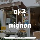 미뇽(mignon) | (내돈내산) 마곡 기분좋은 테라스카페 카페미뇽 (mignon) 후기