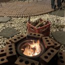 정천초 | 수원 겨울 이색캠핑카페 쓰리몽키즈 불멍테라스 솔직후기(군고구마,마시멜로우 필수!)