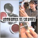 앤소프트 | 웜톤/쿨톤 전부 만족시키는, < 샵한현재 : 소프트 벨벳 립 앤 치크 > 블러서 발색 후기!!
