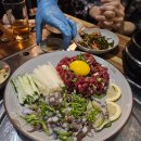 대찬육회 | 부산 연산동 2차 술집 육회 맛집 뭉티기 대찬육회 재방문 후기
