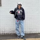 홈패션 및 패션소품 | 위캔더스 x 챔피온 콜라보 26SS 후드집업 데님팬츠 착용후기 여자스트릿패션