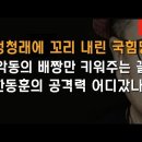 한동훈은 왜 정청래 못잡나? ﻿이봉규TV﻿ 이미지