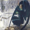 【카를로스 슈바베 Carlos_Schwabe(1866 ~ 1926) " 스위스 상징의 패러다임 저녁 종소리" 이미지