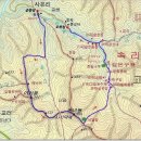 충북 괴산군 옥녀봉(599m) 이미지