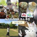 아산도심누리코스 | 아산 드라이브 코스 추천｜여민뜰·로스터리랩유·영인산자연휴양림