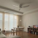 저단51 | 인디에어 실링팬 S1 | 조명 추가와 셀프 설치 가능, 화이트 우드 인테리어로 낮은 천장 집에 추천하는...