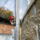 반사경전봇대 이미지