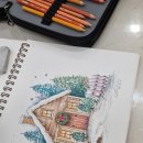 일상을 담은 어반스케치 이미지