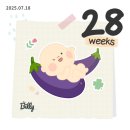 지금 시작하는 나만의 수채화 | 내가 겪은 임신 후기(28~31주) 증상과 신체 변화 기록