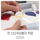 실루엣카메오5 첫 스티커라벨지 작업 (ft. 컬러인지수업 교보재 만들기)