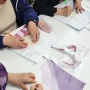 검단노인복지관(5) | 폐현수막 에코백 꾸미기 그림 그리기 쉬운 방법