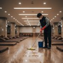 사우나앞 화장실 이미지