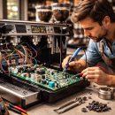 하기사 커피머신수리 | 카페 사장님들 주목! 커피머신 메인보드(PCB) 수리, 기계 교체 없이 '당일 소생' 시킨 후기