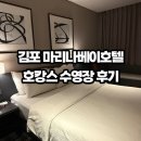 김포 마리나베이 호텔 주말 호캉스 수영장 불꽃놀이 명당 후기