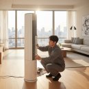 IMAGE WALL | 동탄에어컨설치 동탄역 아파트 매립배관 삼성 무풍 시공 후기