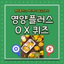 [2022.5월 영양교육] 영양플러스 O/X퀴즈 입니다. 이미지