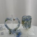 서구푸른세상안과의원 | 센스 있는 지인 선물 추천ㅣ 공방 꽃으로 제작한 블루 부케기프트 세트 후기