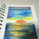 오일파스텔 드로잉 | 오일파스텔 드로잉 감정 변화 기록 : 직장인 스트레스 해소 힐링 액토 버티컬 마우스 내돈내산 후기