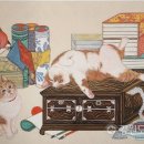 민화 속 반려동물 이미지