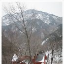 황정리 대흥사 위 | 충북 황정산 자연휴양림 (숲속의 집) &amp; 석화봉 등산_2013.1.28