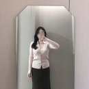 (주)더더더 | [메비] 주에 가디건 반품 후기 :: 25주 임산부 핏 :: 블랙, 스킨핑크, 크림 착샷 비교