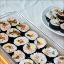 참치김밥, 치즈김밥, 김치김밥 이미지