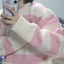 PK소프트 | 로라로라 라이트핑크핑크 F 핑크니트 내돈내산 후기 OVERFIT BOARDER KNIT L/PK+PK