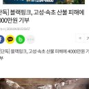 블랙핑크 산불피해 지역에 4000만원 기부 이미지