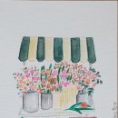 수성펜 수채화 이미지