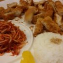 매콩돈까스와 냉면 이미지