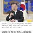 "임기말 40% 실화냐" 문대통령 지지율, DJ도 넘어 역대 최고 이미지