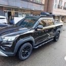 (주)칸디자인 | 렉스턴스포츠 칸 초저상 트랩오버랜드 짐받이캐리어 루프렉 가로바 일체형