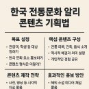한국 전통문화 알리기 콘텐츠 기획법
