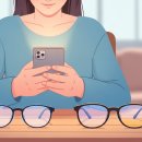 스마트폰 블루라이트 차단 안경, 시력 보호 효과 진실 이미지