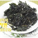 파래 김자반 볶음과 간단 주먹밥 이미지
