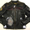 ed hardy 양가죽 라이더 자켓 이미지