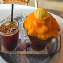 씨유제주오라로점 | 제주 망고빙수 맛집 먹쿠슬낭카페 제주산 애플망고빙수 후기