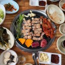 내사랑농원(흑돼지) | 기장 철마 맛집 추천 곰솔농원 흑돼지 삼겹살 미나리 표고버섯 구성좋은 고기집.