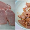 저지방 부위 돼지고기 요리2가지 이미지
