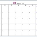 2016년 달력 한글파일 다운로드 이미지