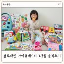 유아완구 블루래빗 아이큐베이비 3개월 솔직후기 및 Q&A 궁금증