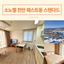 소노벨 천안 웨스트동 스위트A 스탠다드 더블 취사 타입 후기