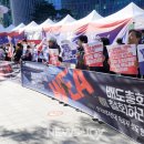 WEA 반대 집회 북새통 "배교 축제 유치한 ㅇ는 사퇴하라" 이미지