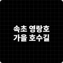 영랑호 북측 | 속초 영랑호 가을 호수길 가이드