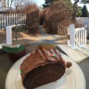 통나무엘린 | 강화도 카페 도레도레 케이크 인생카페야!